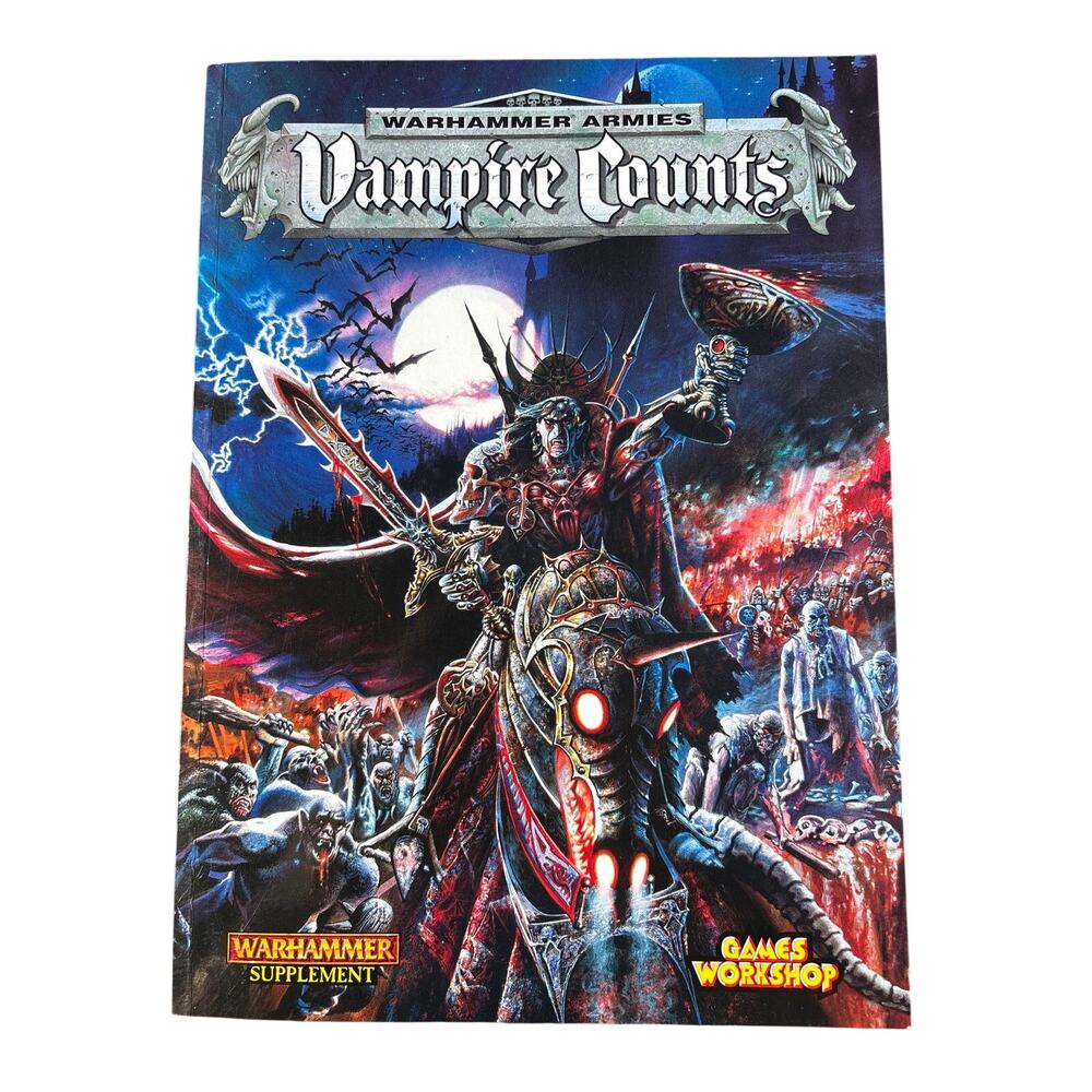 Warhammer Armies Vampire Counts Games Workshop Book 1999 citadel miniatures